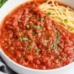 Homemade Ground Turkey Spaghetti Sauce photo