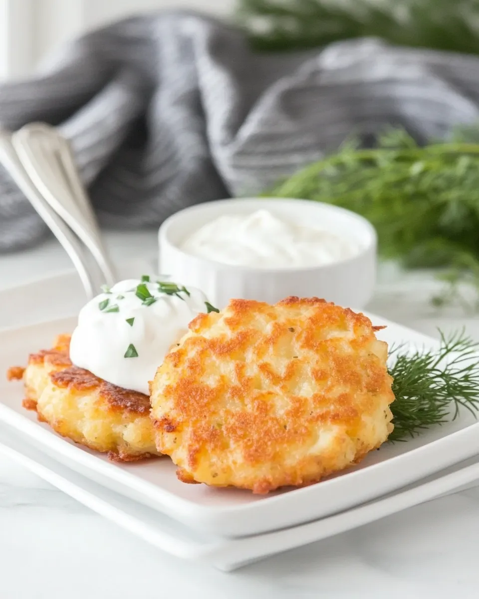 Easy Gruyere Potato Cakes recipe photo