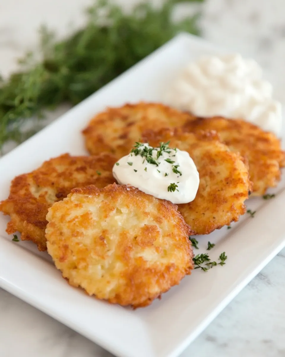 Delicious Gruyere Potato Cakes dish photo