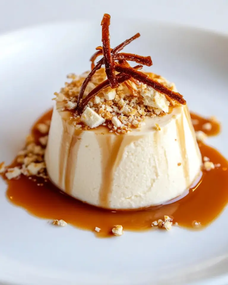 Homemade Hazelnut Panna Cotta with Caramel Sauce photo
