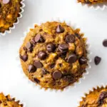 Homemade Healthy Banana Chocolate Chip Muffins photo