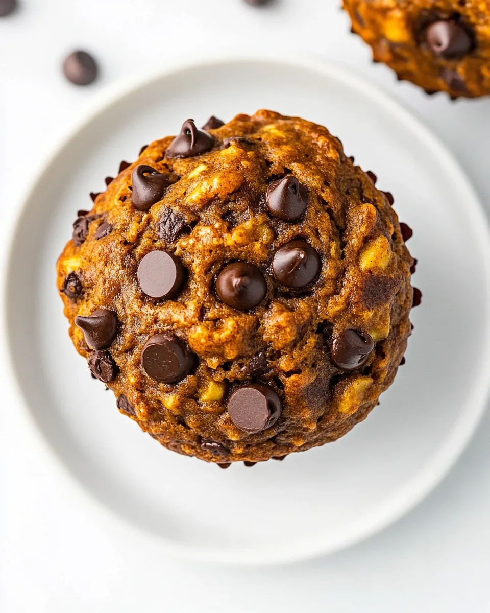 Delicious Healthy Banana Chocolate Chip Muffins dish photo