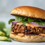 Homemade Healthy Black Bean Burgers photo