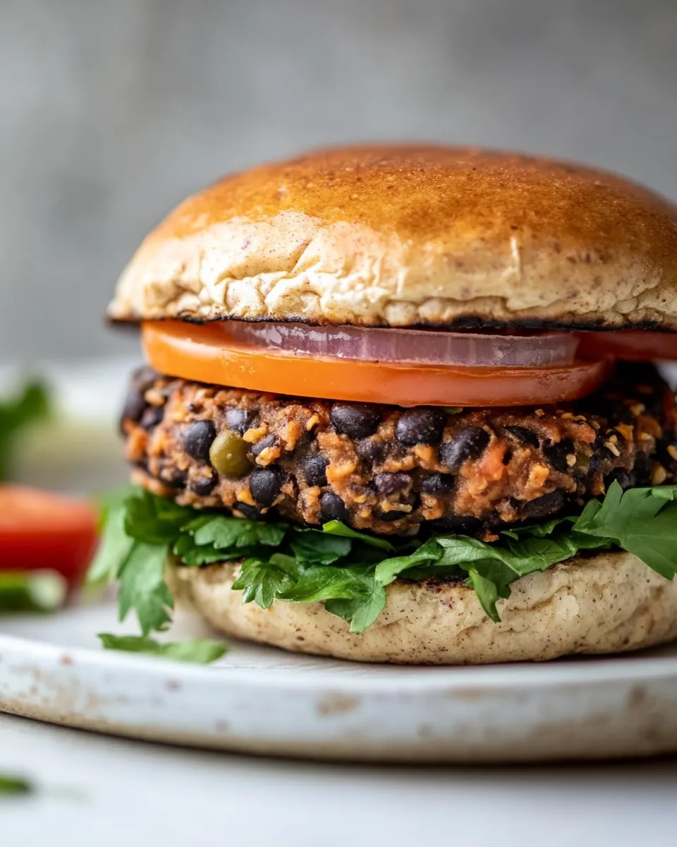Classic Healthy Black Bean Burgers image