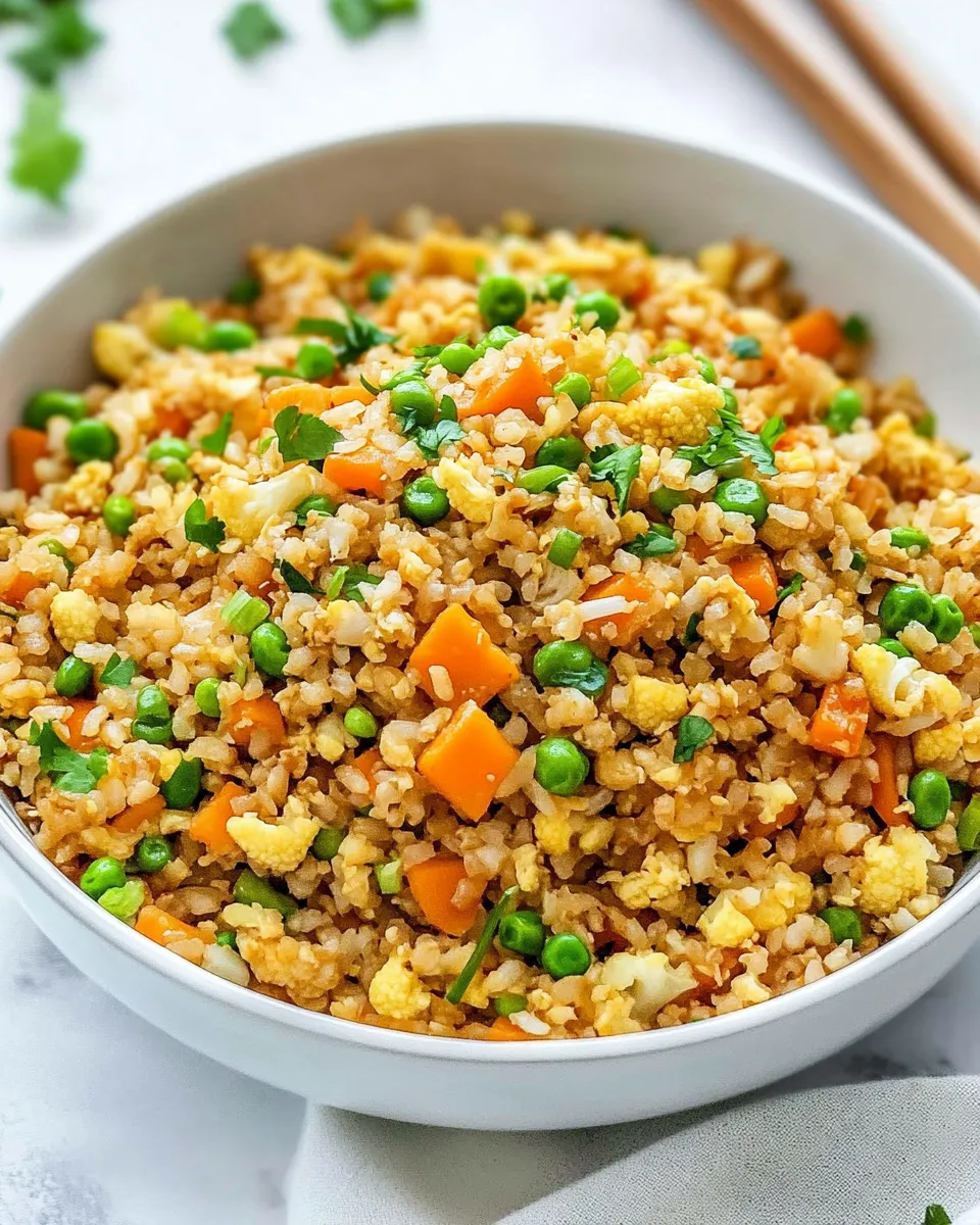 Easy Healthy Cauliflower Fried Rice Recipe picture
