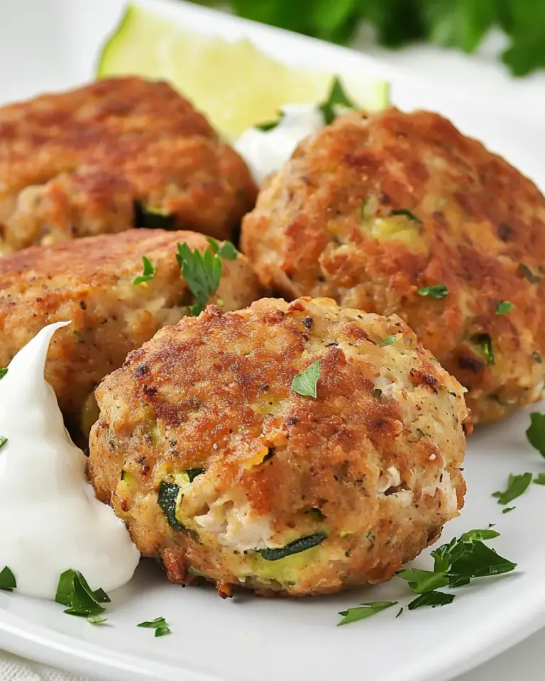 homemade Healthy Chicken Croquettes Recipe with Zucchini and Onions photo