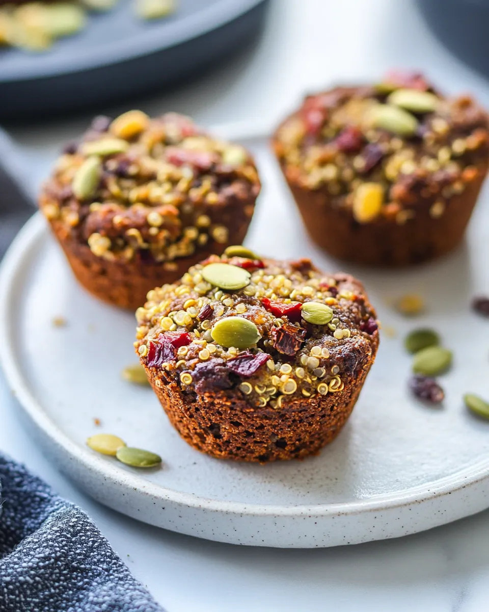 Easy Healthy Gluten-Free Quinoa Muffins recipe photo