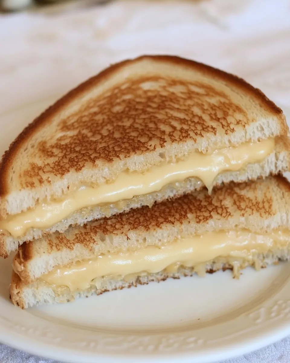 Delicious Healthy Grilled Cheese Sandwich shot