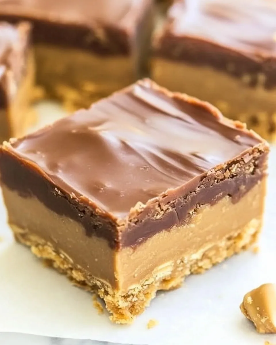 Homemade Healthy Peanut Butter Bars photo