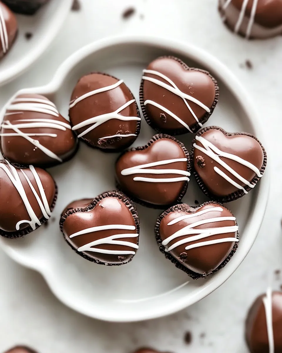 Easy Heart Oreo Truffles recipe image