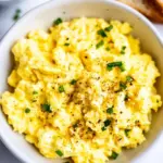 Homemade High-Protein Scrambled Eggs with Cottage Cheese photo