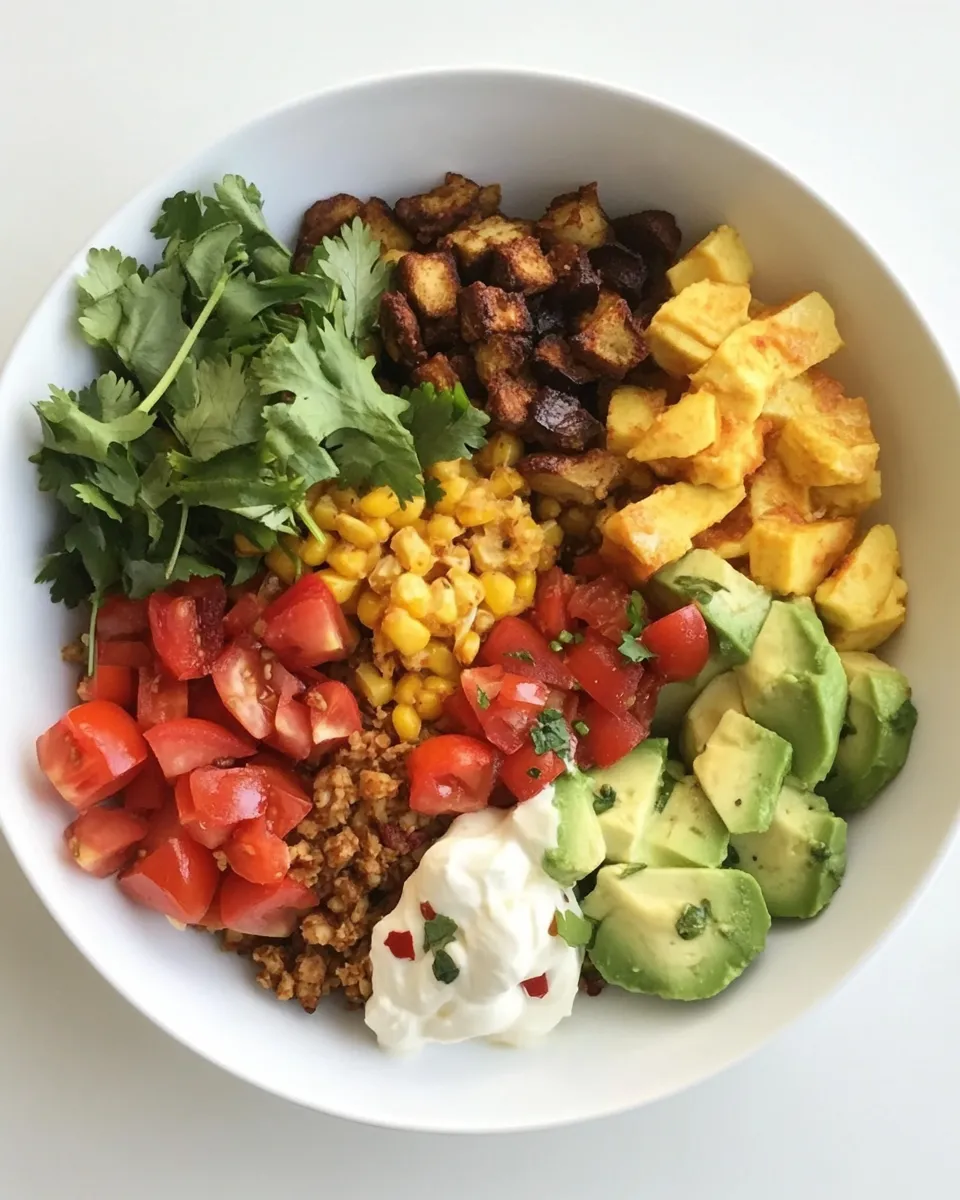 Delicious High-Protein Vegan Breakfast Bowl dish photo