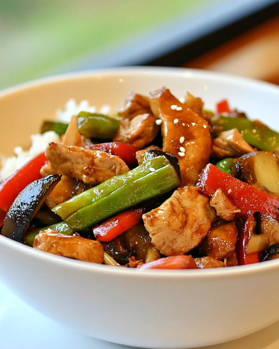 Easy Hoisin Turkey Stir Fry Bowls recipe photo