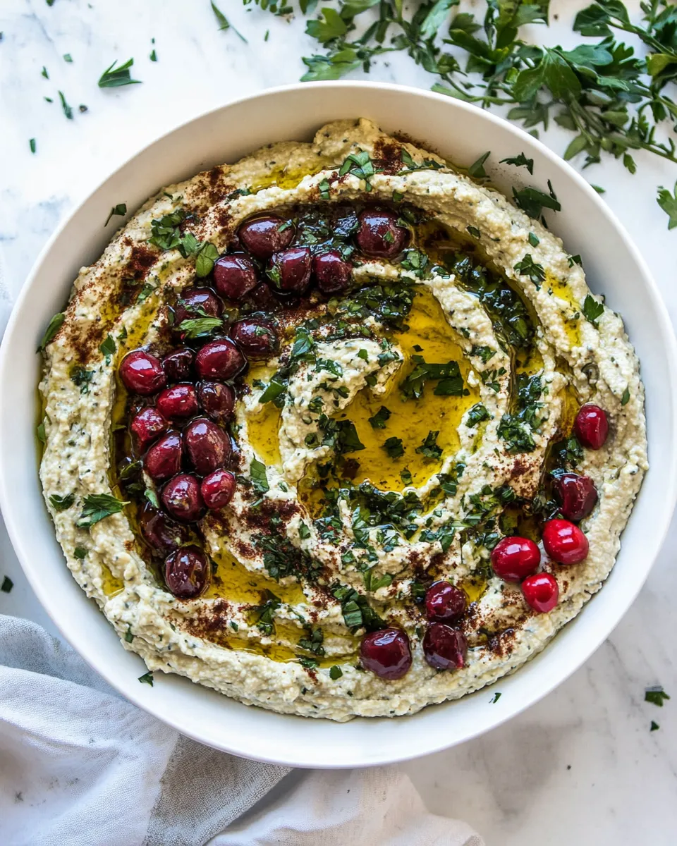 easy Holiday Hummus. AKA, The Easiest Appetizer Ever. picture
