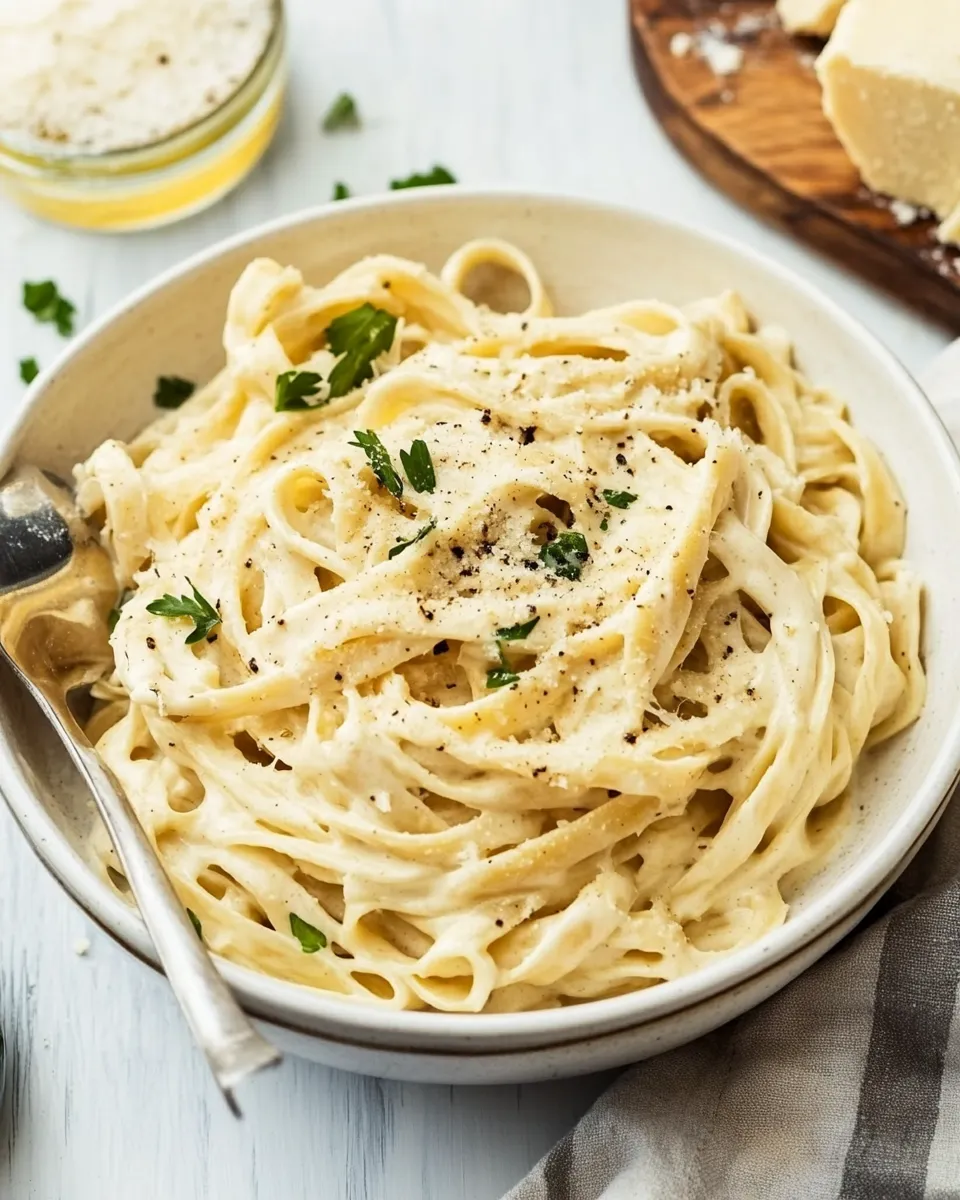 classic Homemade Alfredo Sauce image
