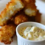homemade Homemade Fish Sticks with Tartar Sauce photo