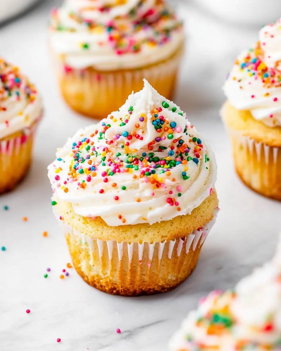 classic Homemade Funfetti Cupcakes image