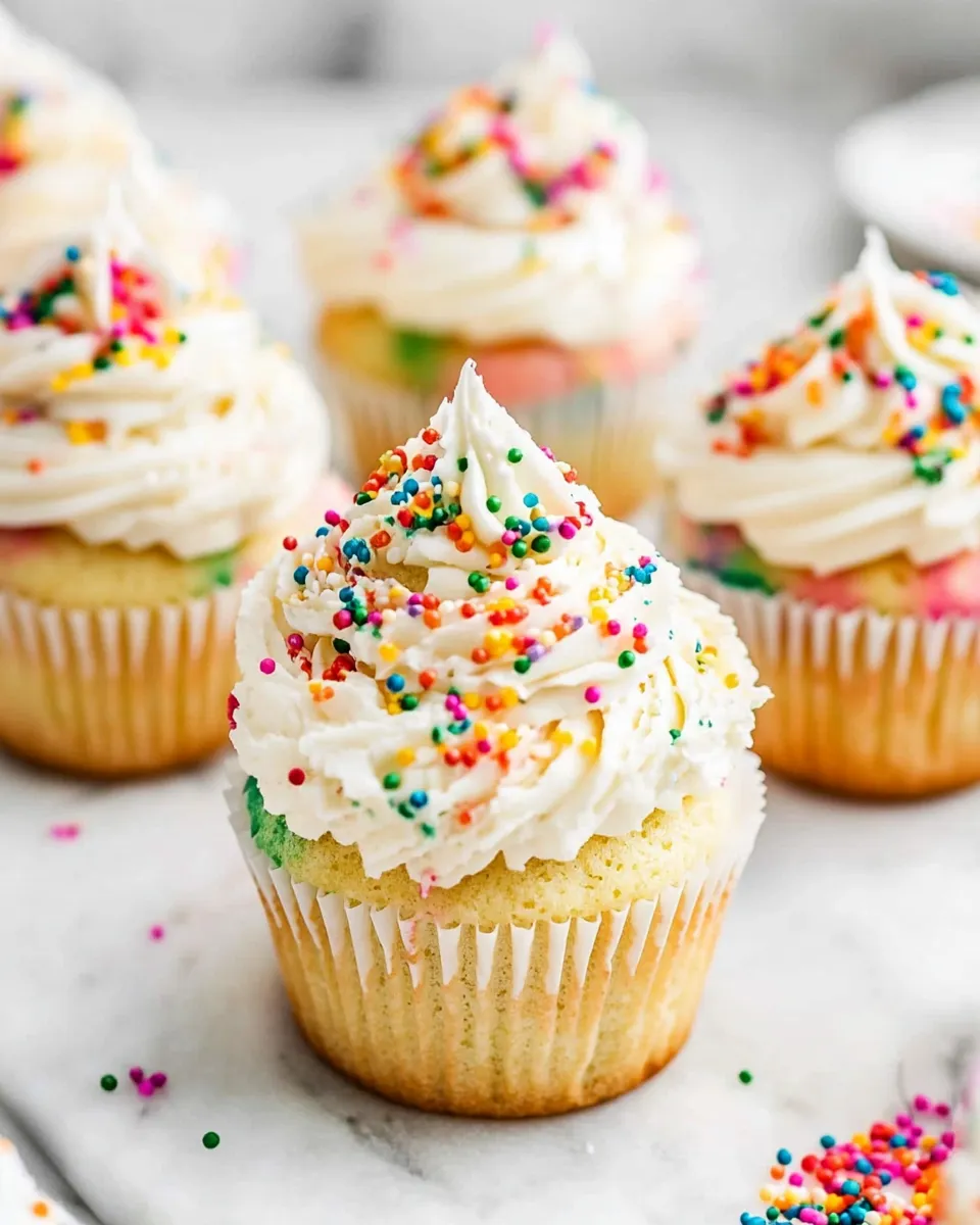 easy Homemade Funfetti Cupcakes picture