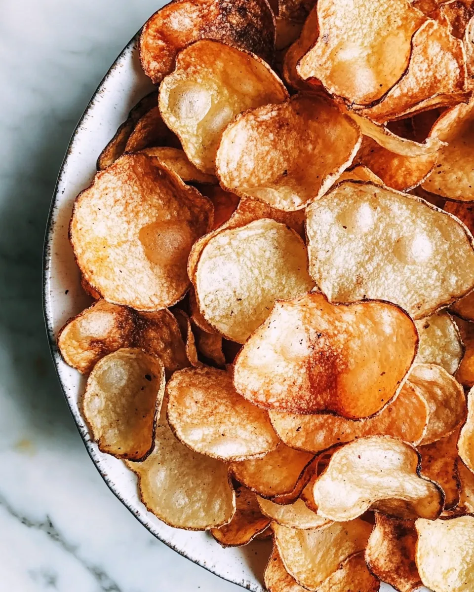 delicious Homemade Kettle Chips Recipe shot