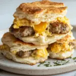 homemade Homemade Sausage, Egg, and Cheese Biscuits photo