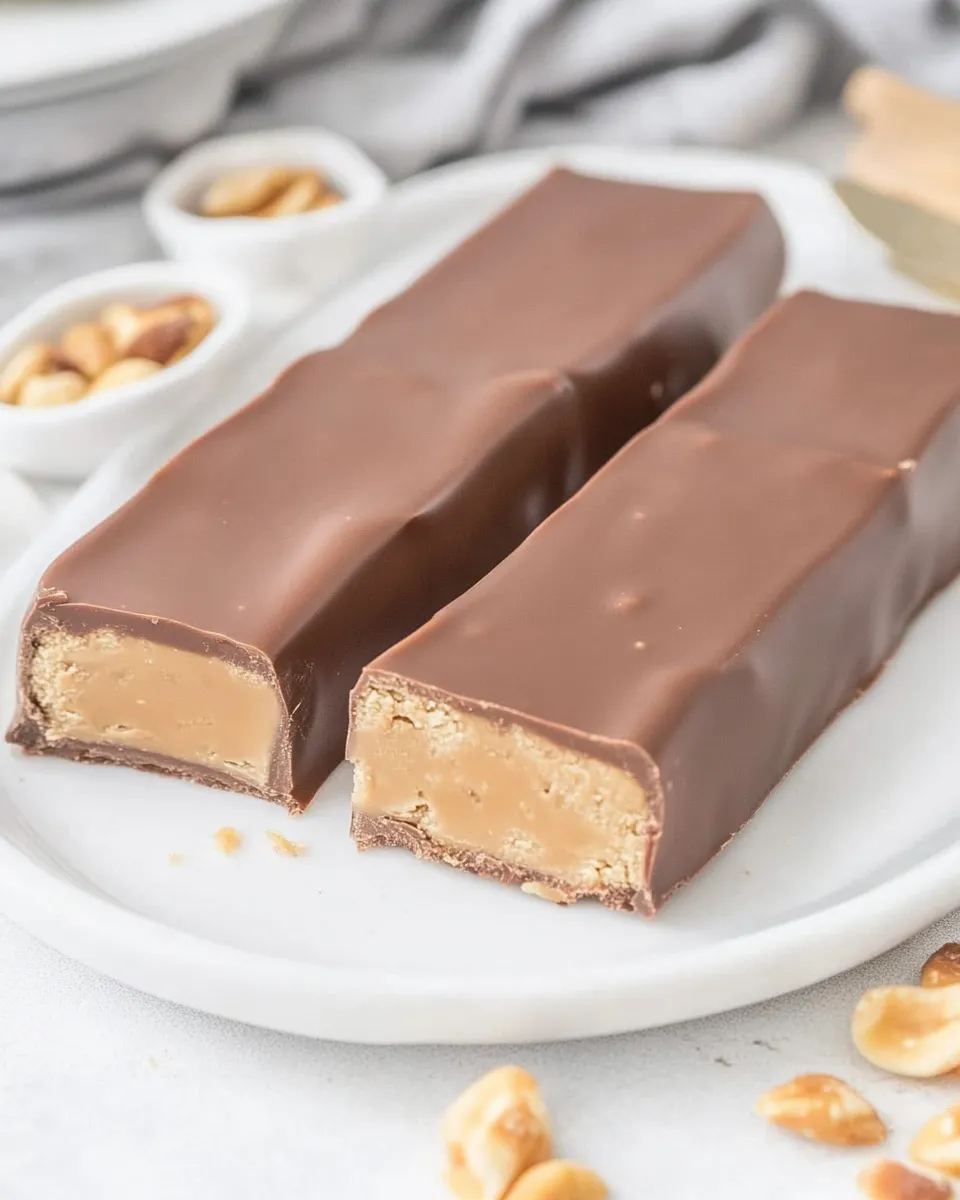 easy Homemade Snickers Bars: Better Than Store-Bought Chocolate CandyHomemade Snickers picture