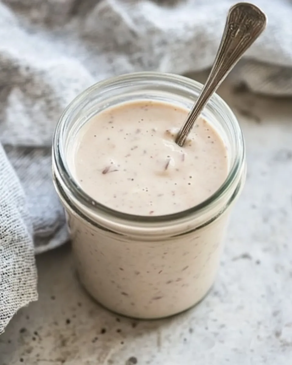 delicious Homemade Thousand Island Dressing Recipe shot