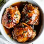 Homemade Honey Balsamic Chicken Thighs photo