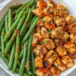 Homemade Honey Garlic Chicken and Green Beans photo