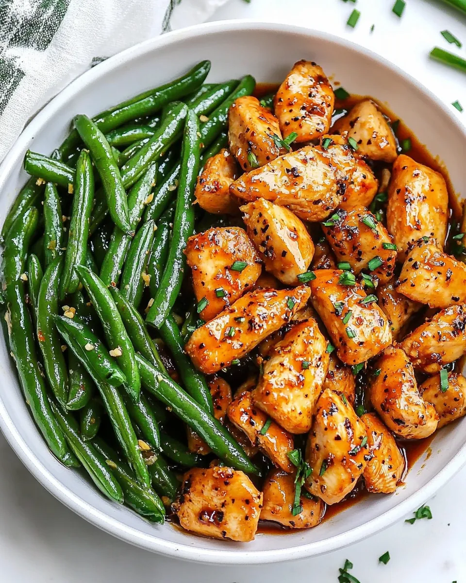 Classic Honey Garlic Chicken and Green Beans image