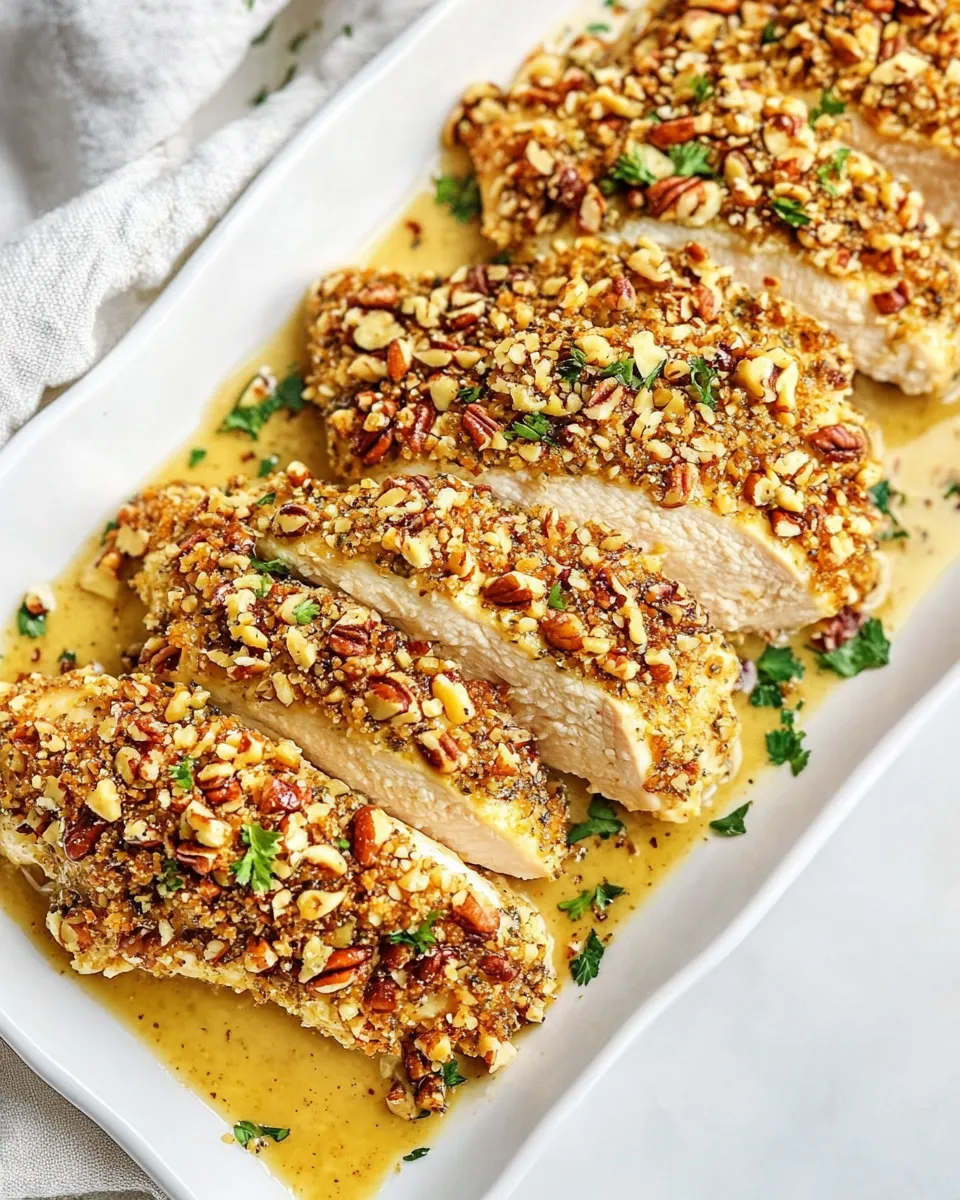 homemade Honey Mustard Pecan-Crusted Chicken photo