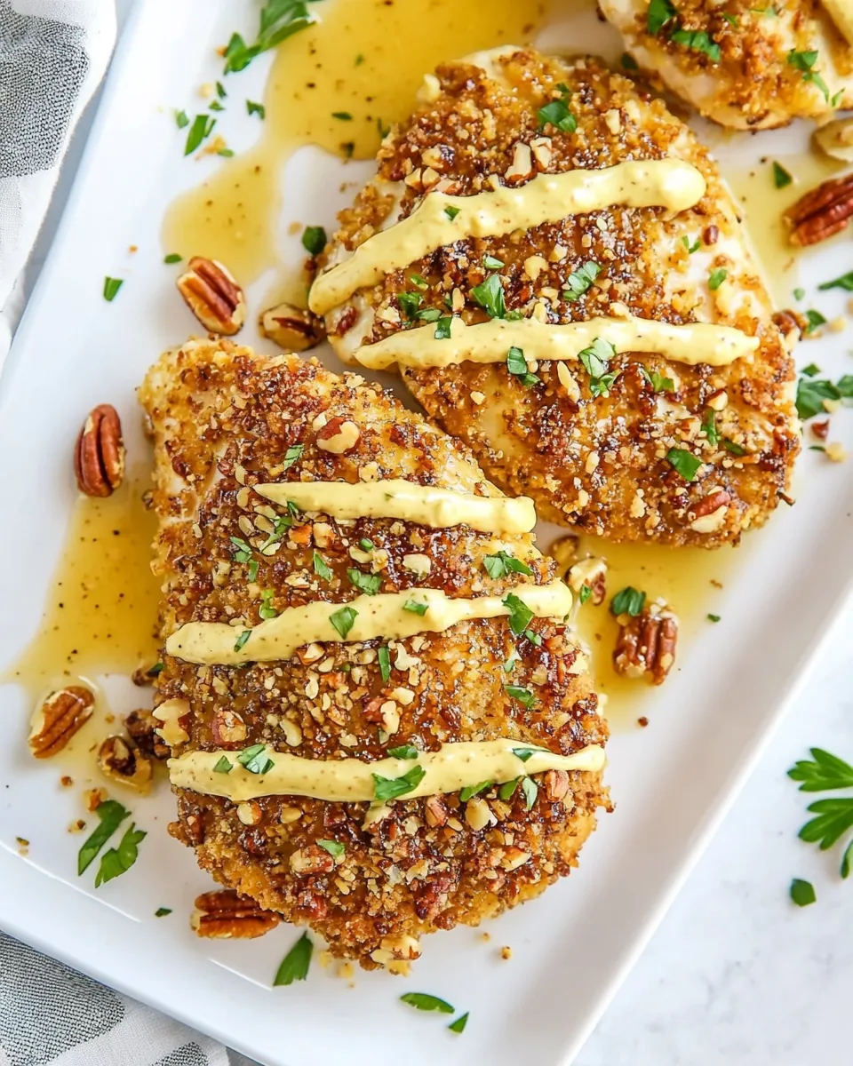 easy Honey Mustard Pecan-Crusted Chicken picture