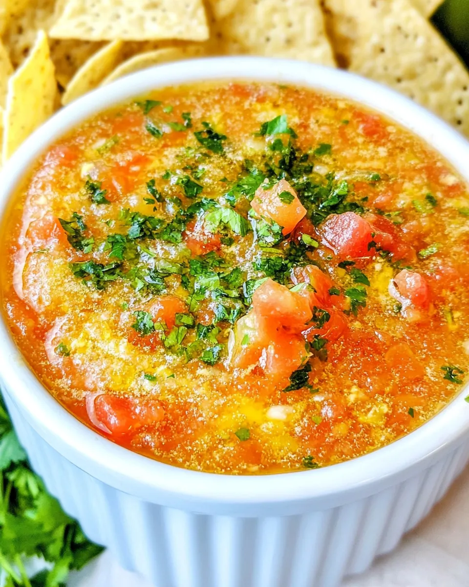 Classic Hot Salsa Dip (Only 4 Ingredients) image