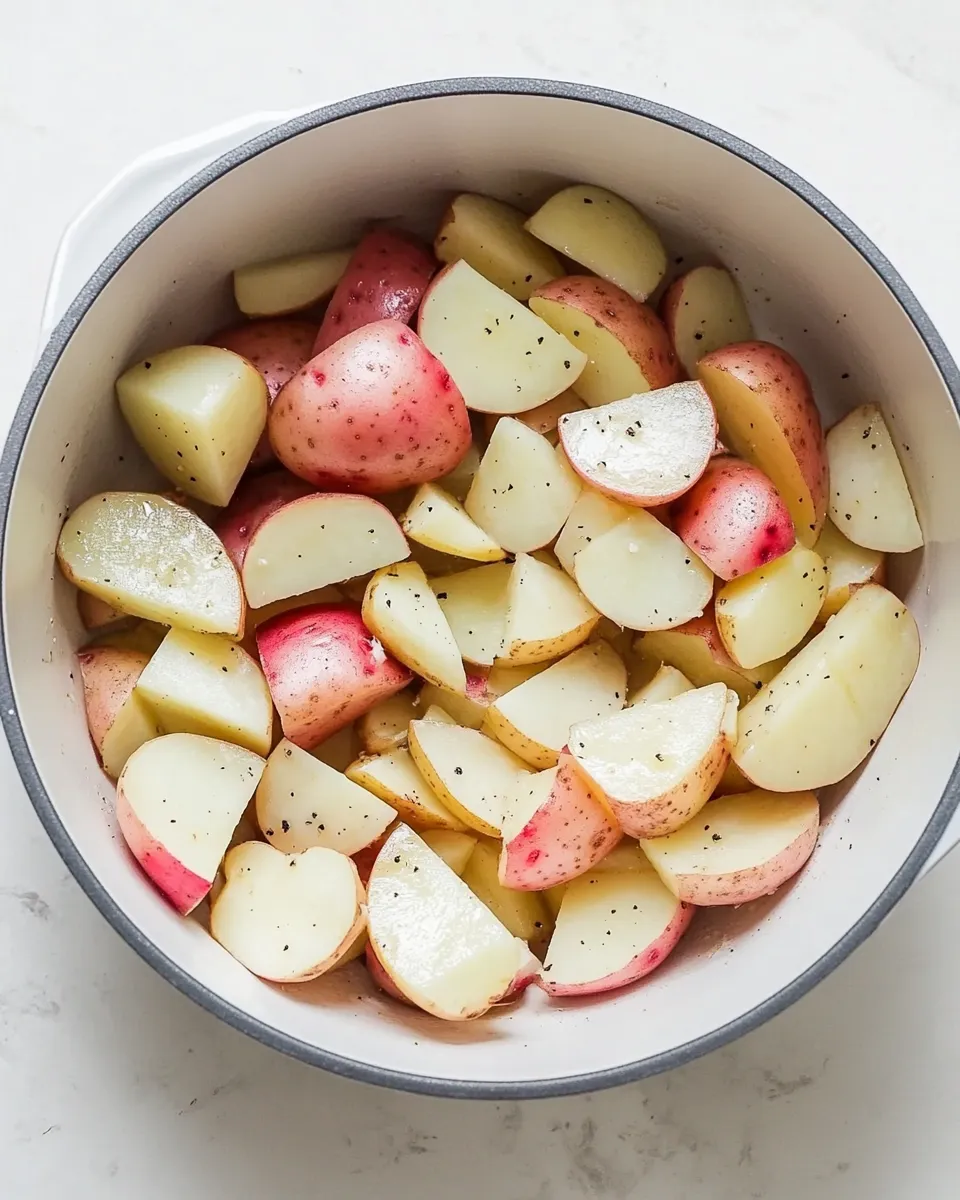 delicious How to Boil Potatoes shot