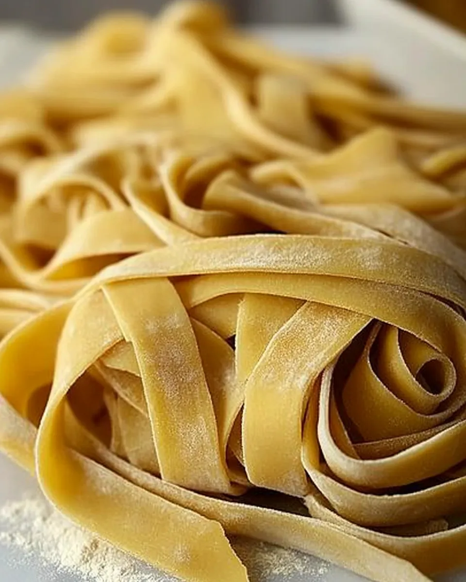 Delicious How to Make Fresh Pasta plate image