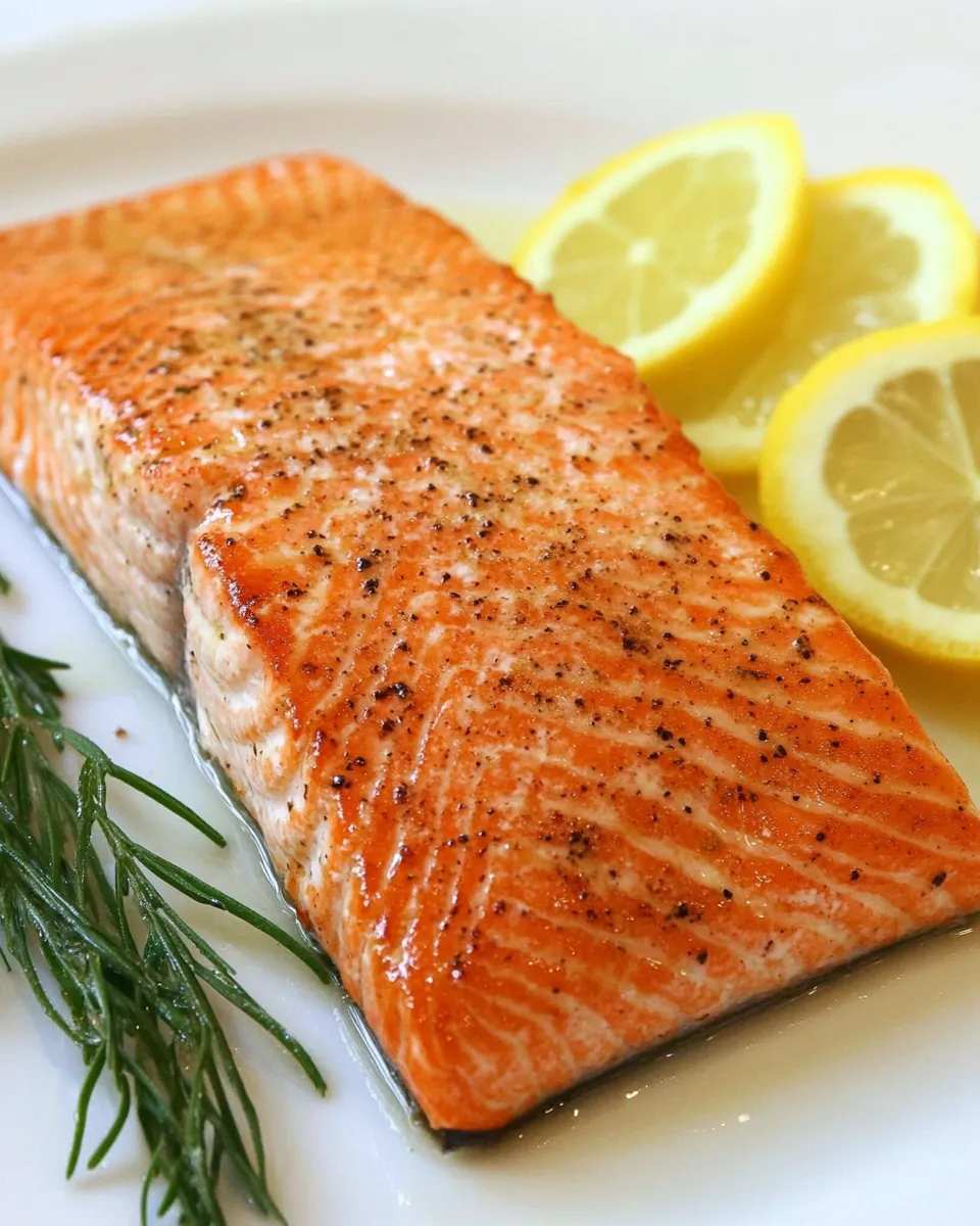 Delicious How to Sear Salmon shot
