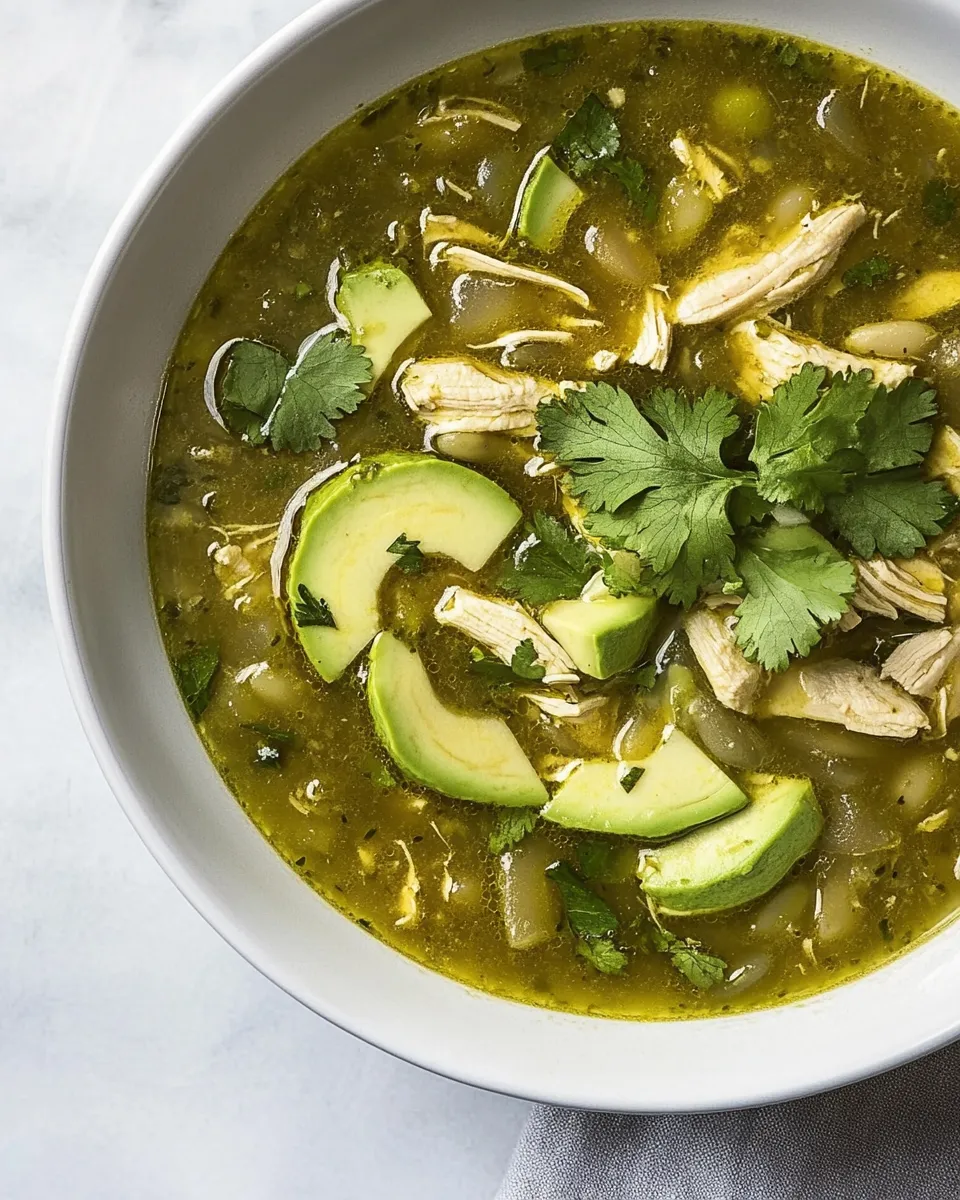 Classic Instant Pot Chicken Posole Verde image