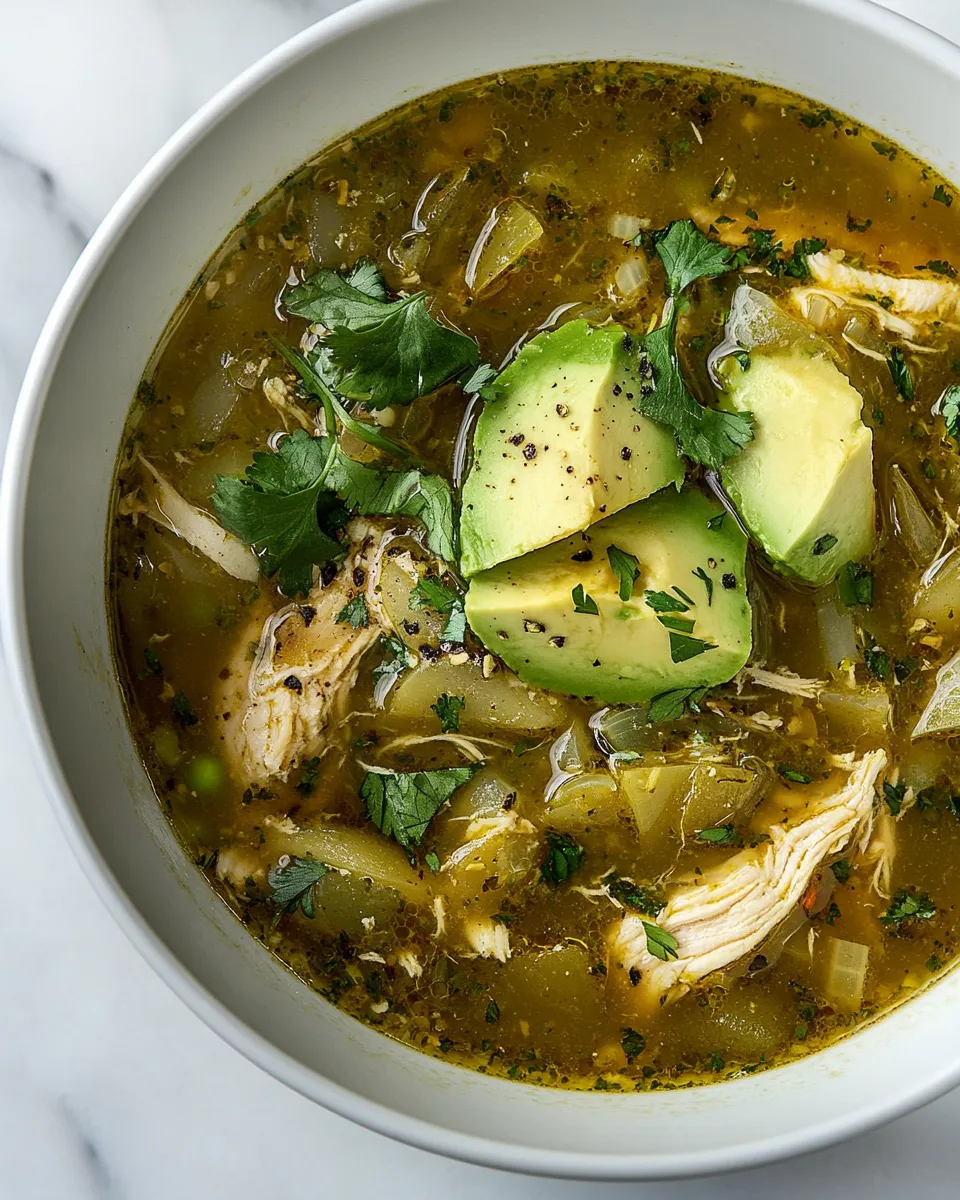 Delicious Instant Pot Chicken Posole Verde dish photo