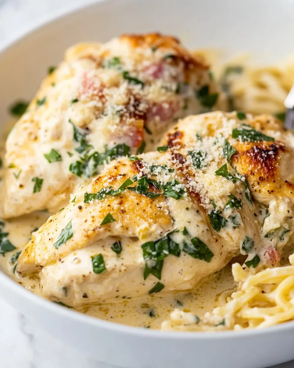 homemade Instant Pot Creamy Parmesan Chicken photo