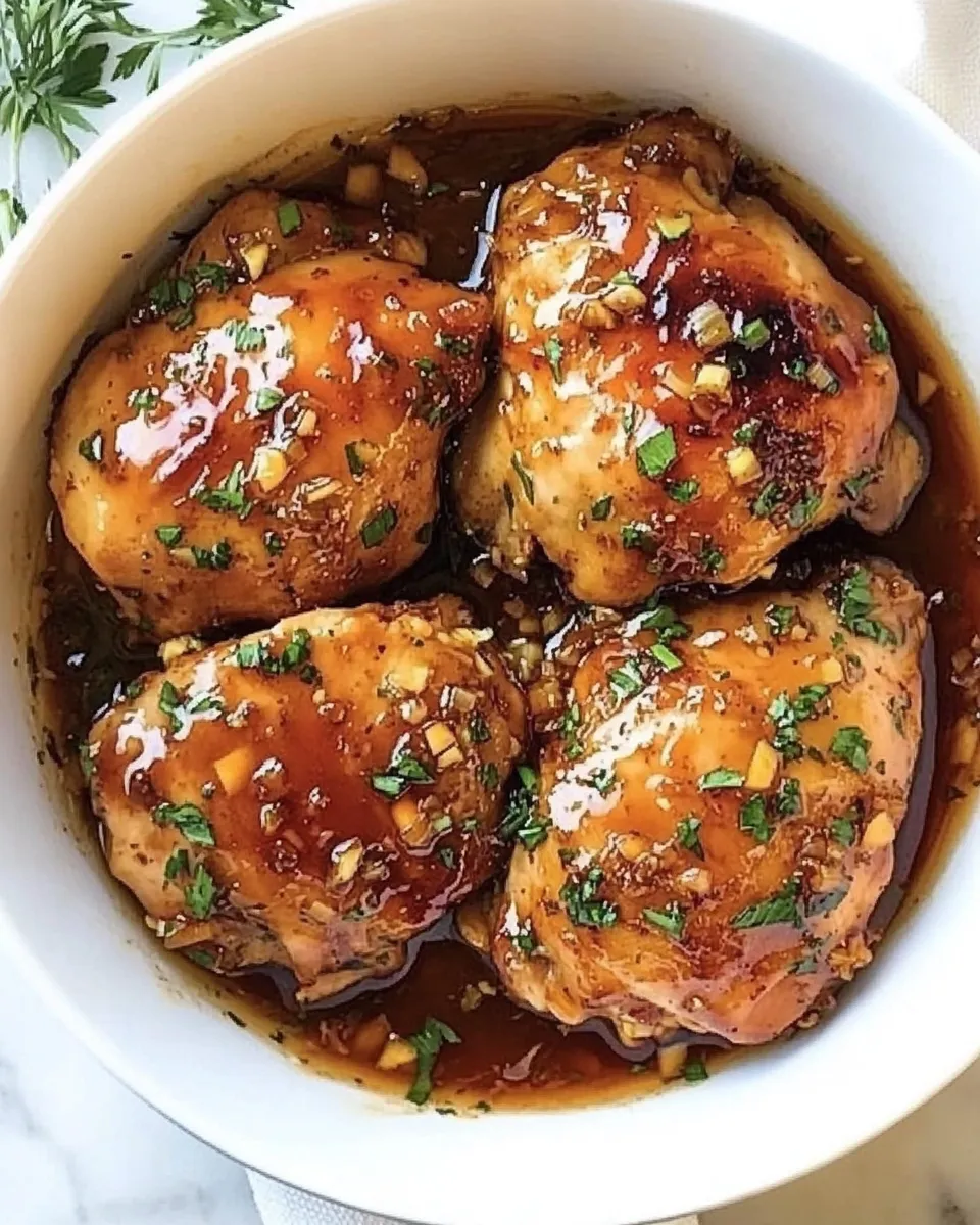 delicious Instant Pot Honey Garlic Chicken shot