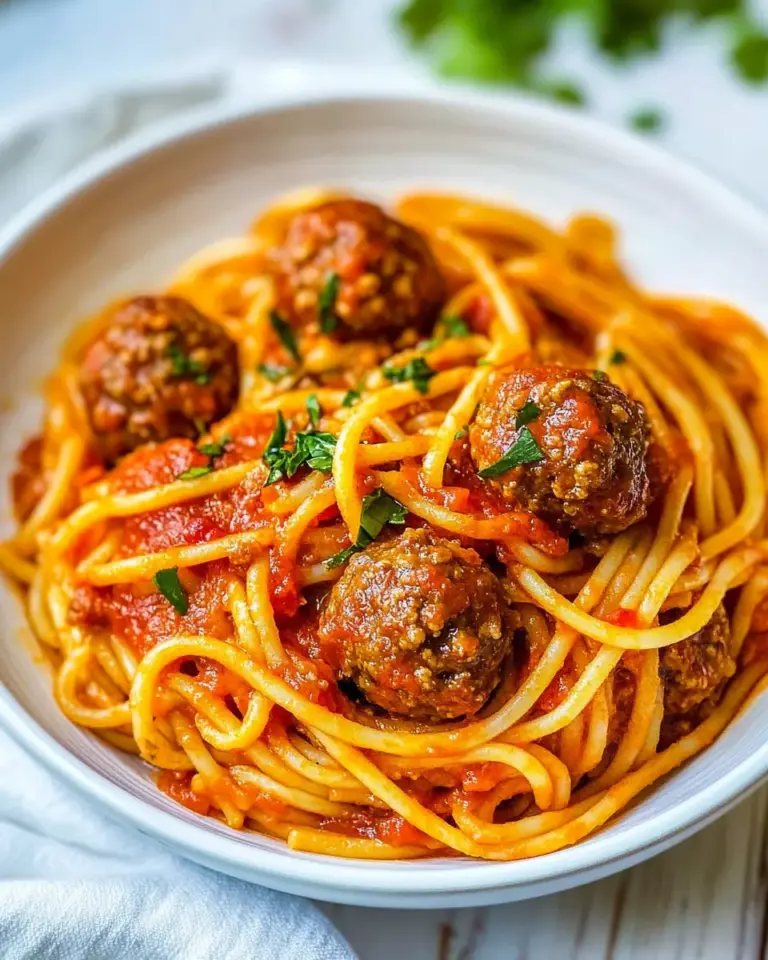 Homemade Instant Pot Spaghetti and Meatballs photo