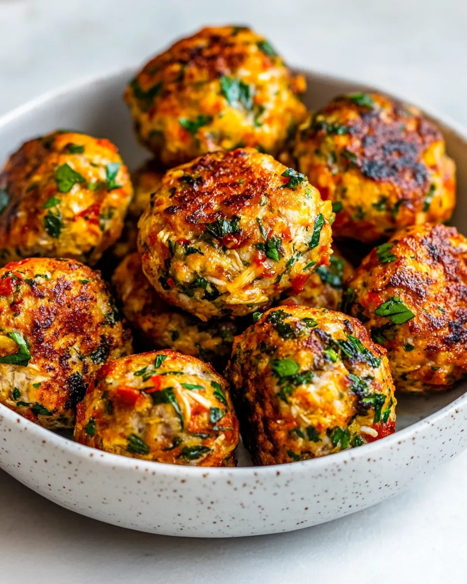 Easy Italian-Style Chicken Meatballs recipe photo