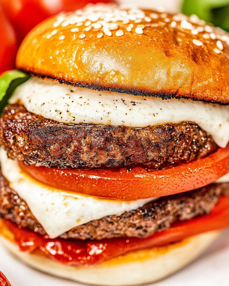 Homemade Italian Burger photo