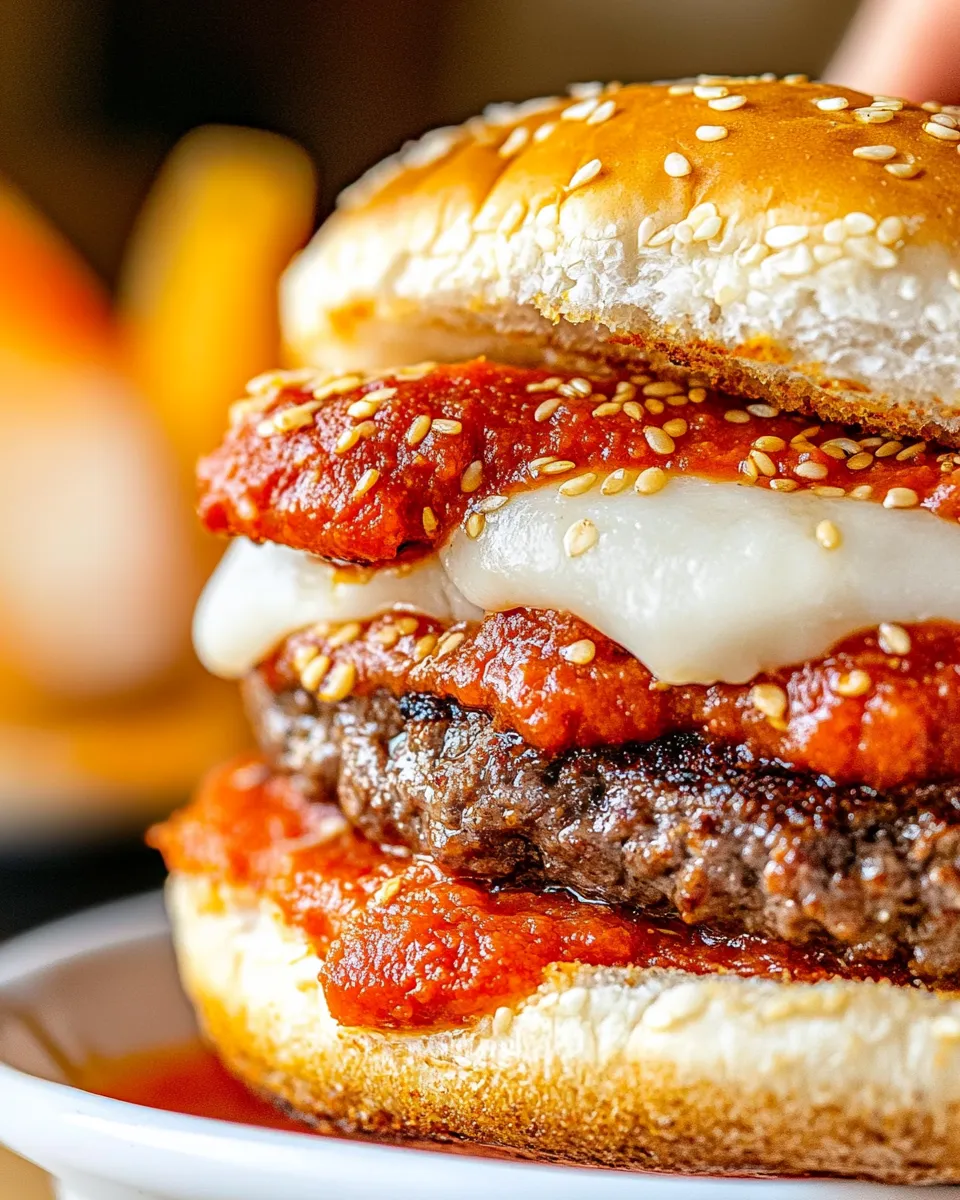 Easy Italian Burger recipe photo