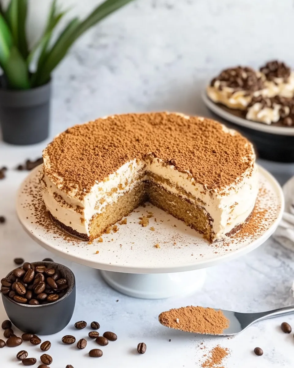 Delicious Italian Espresso Cake shot