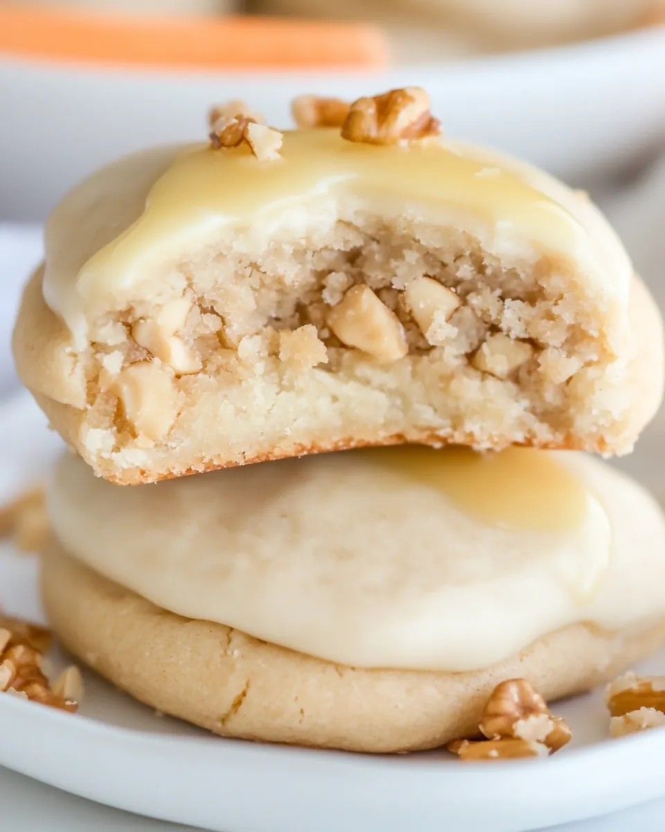 Classic Italian Walnut Pillow Cookies image