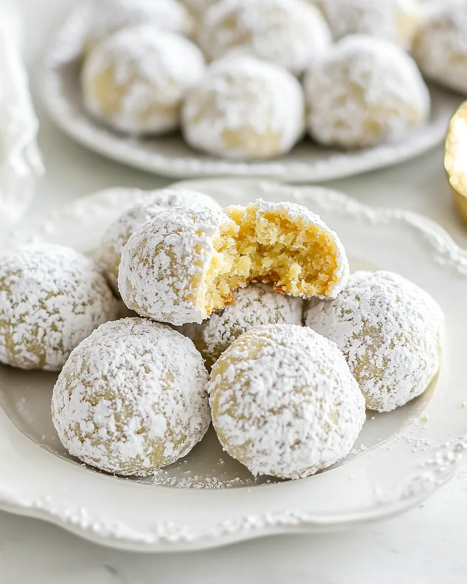 Homemade Italian Wedding Cookies photo