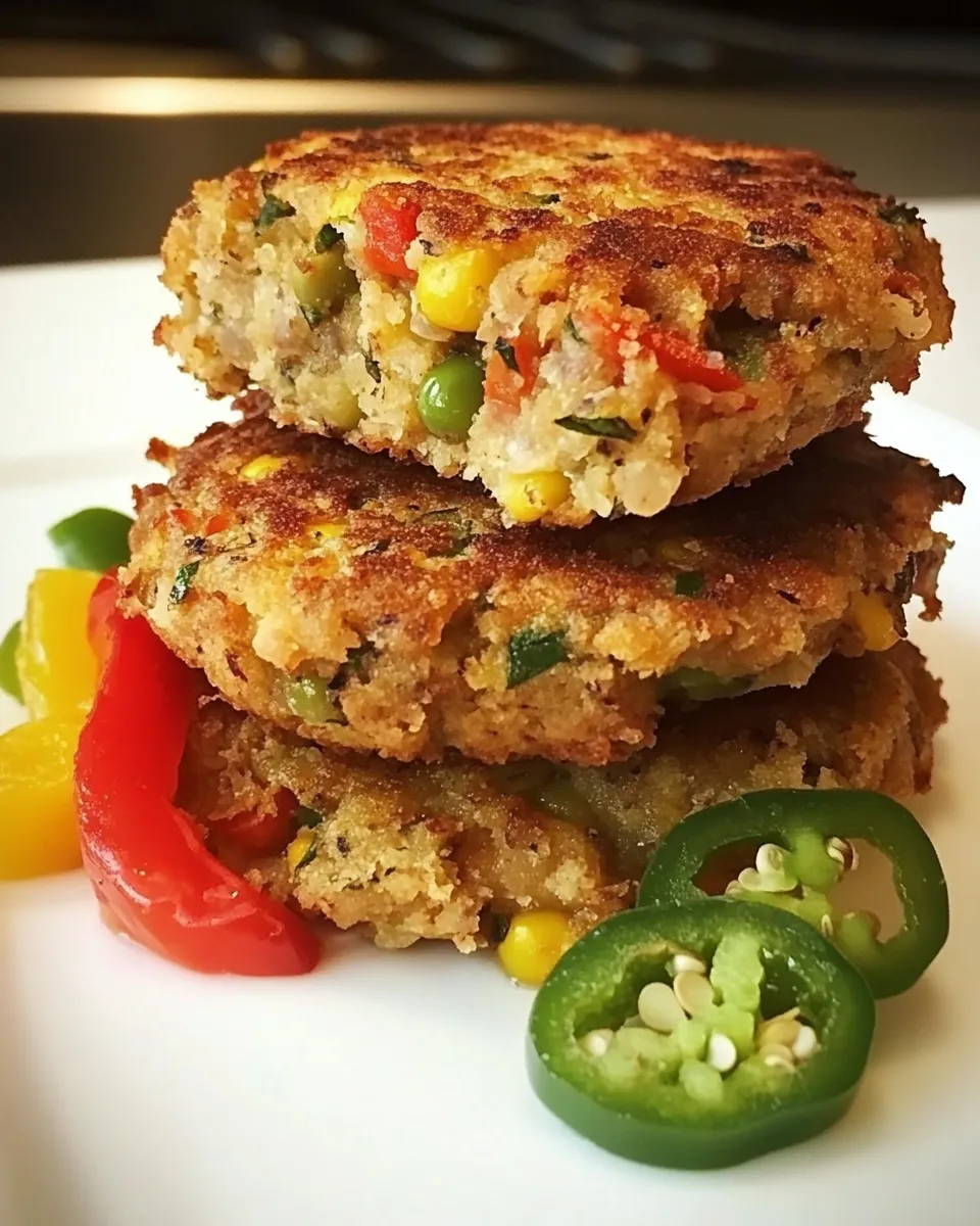 Delicious Jalapeno Black-Eyed Pea Cakes dish photo