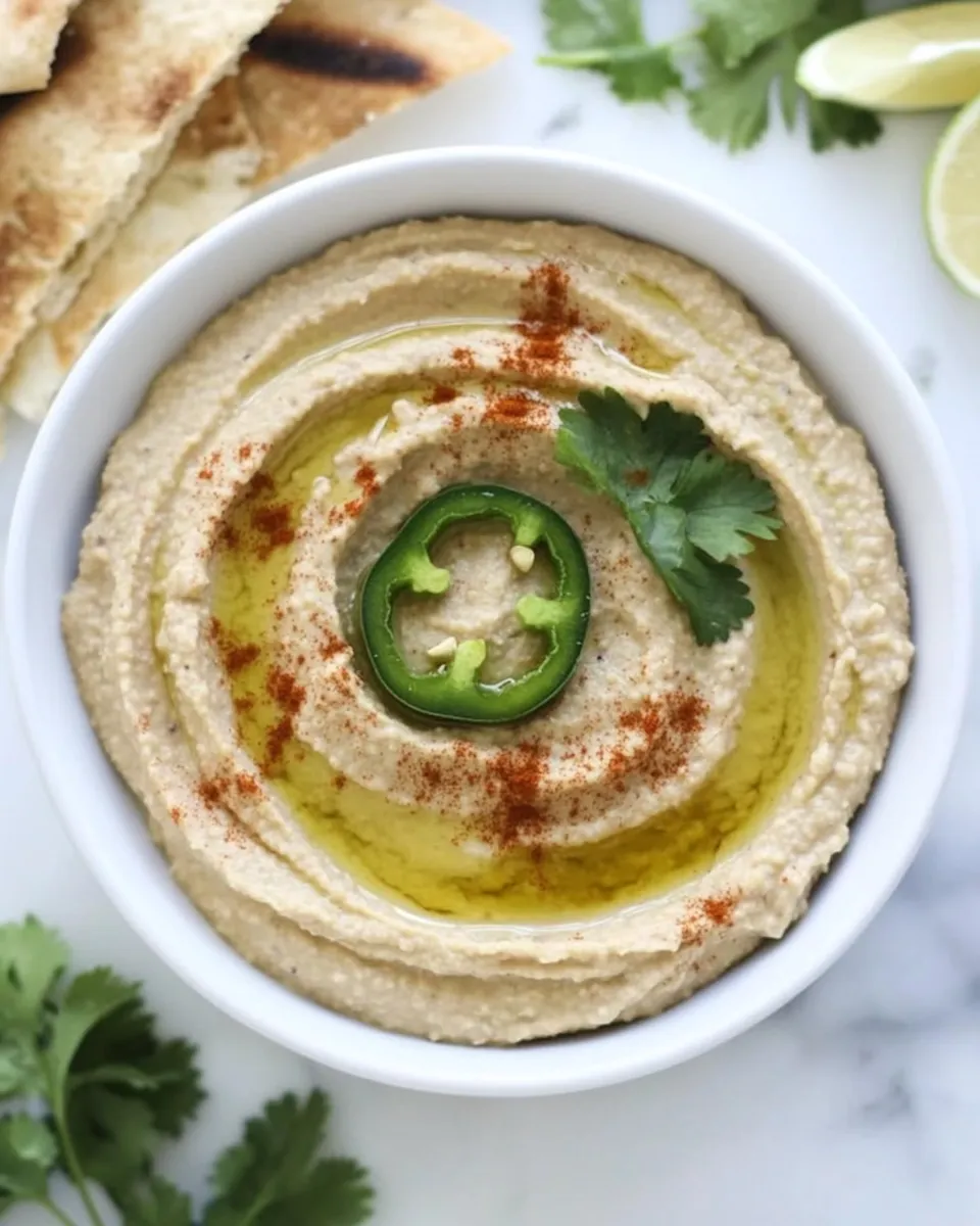 Classic Jalapeno Black-Eyed Pea Hummus image