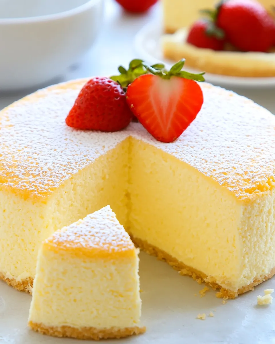 Homemade Japanese Cheesecake photo