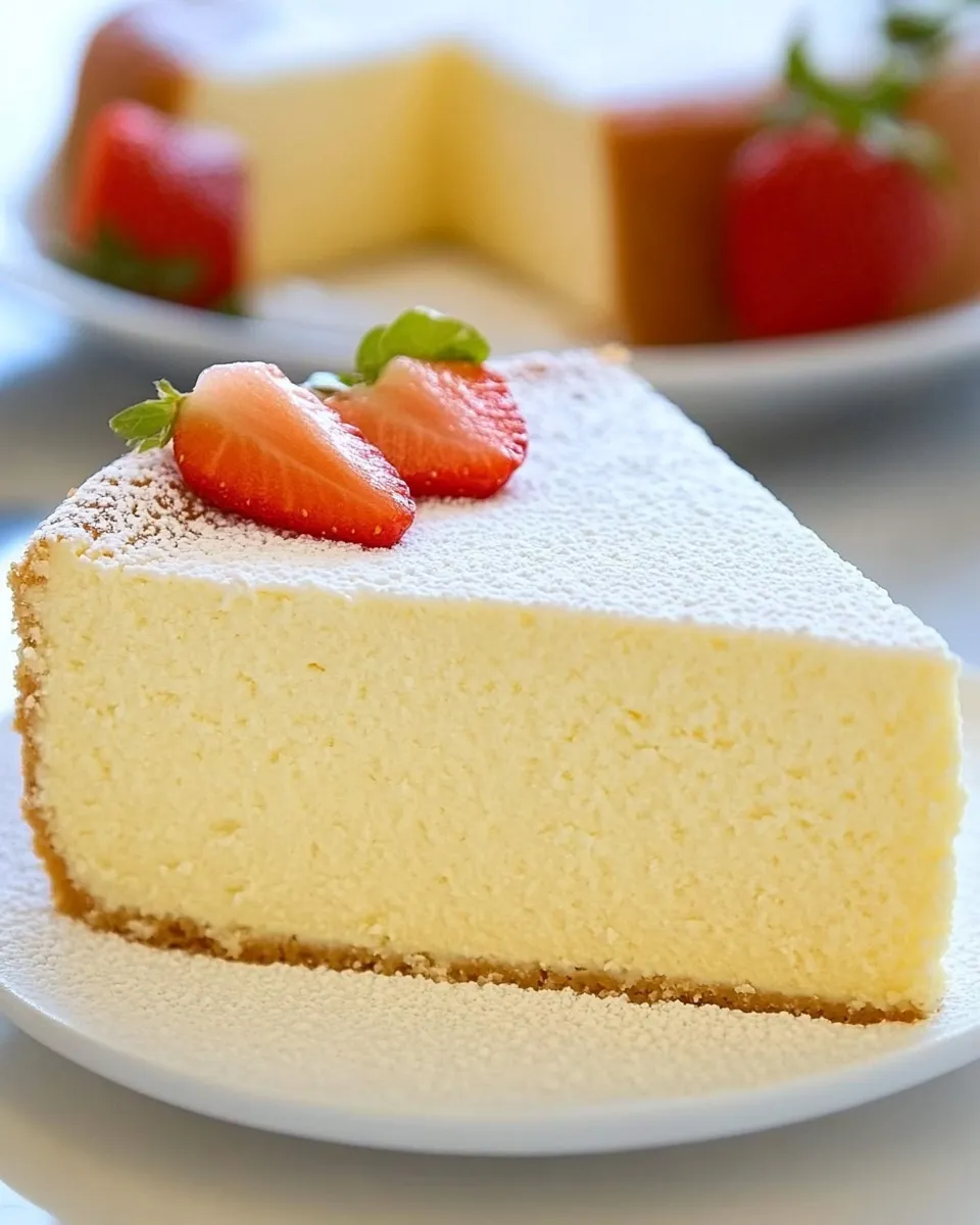 Classic Japanese Cheesecake image